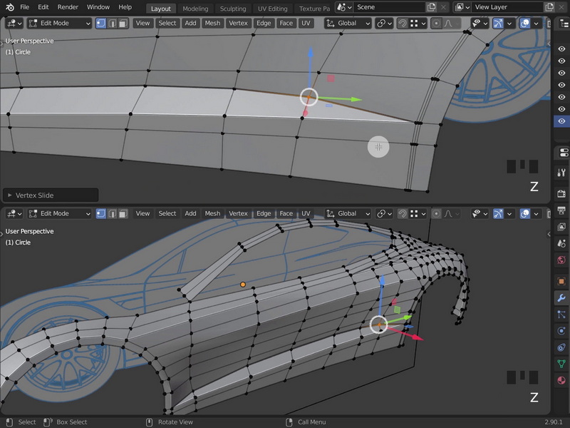 [国语-cgfasttrack学院]Blender汽车全流程