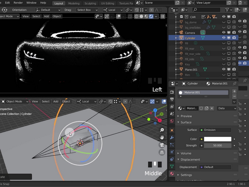 [国语-cgfasttrack学院]Blender汽车全流程