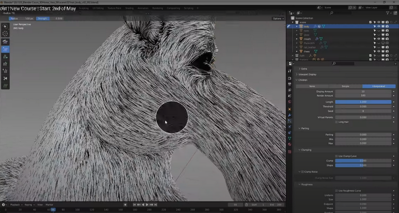 [国语-Motion Design School系列] blender野马全流程实例