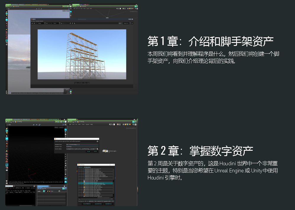 [MIXTRAINING学院-国语]houdini电影及视频游戏的程序化建模