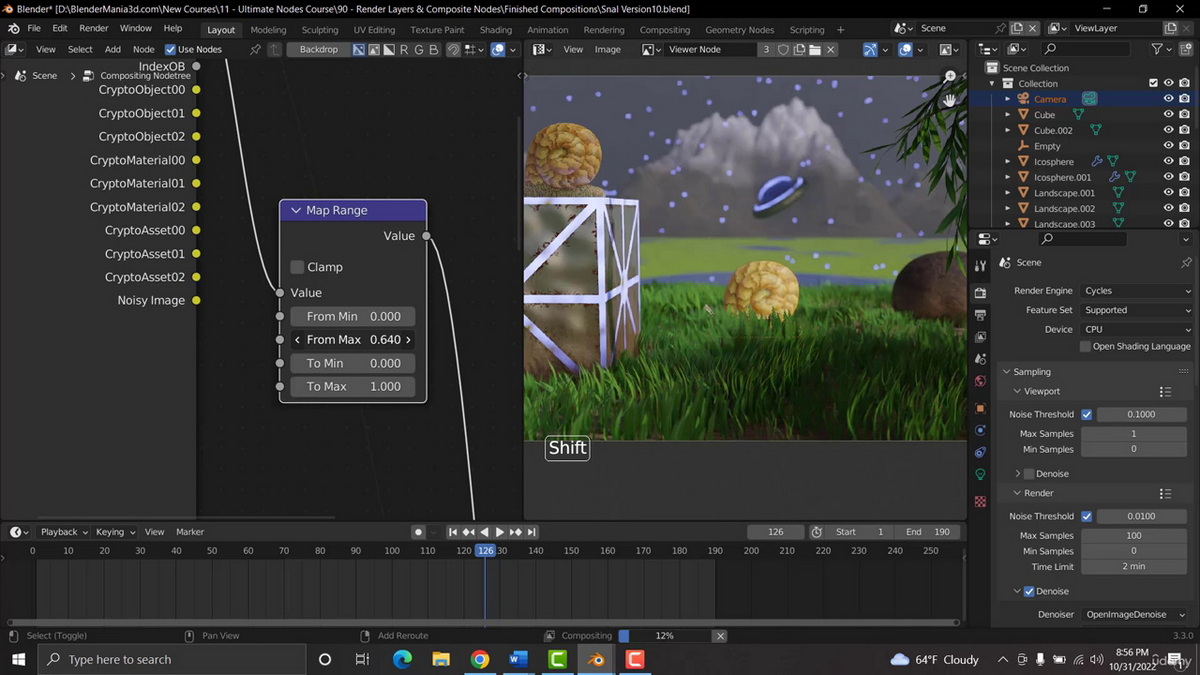 [国语]blender3.3材质及合成节点终极教程