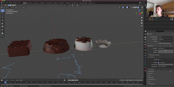 [国语][Bad_Normals的Patreon会员课程]blender特效系列合集