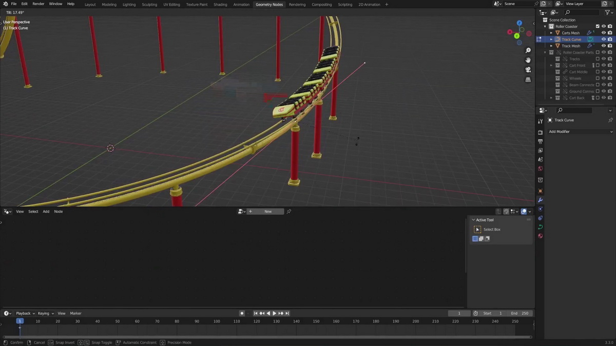 [国语-Cgcookie系列]Blender3.2几何节点进行程序建模