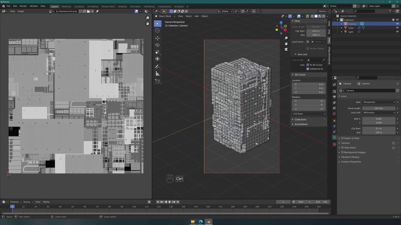 [国语-Rany_Bechara]Blender2.9为3D未来派长方体制作动画