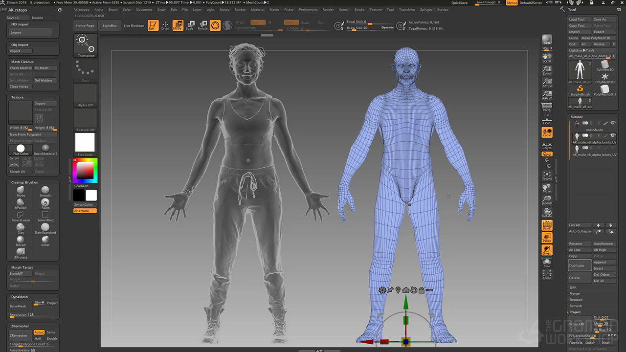 [国语-ARA KERMANIKIAN系列]用于生产的3D扫描和重新拓扑