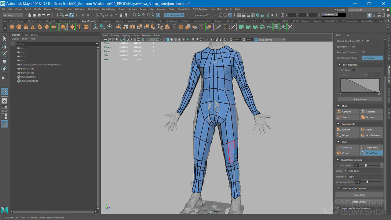 [国语-ARA KERMANIKIAN系列]用于生产的3D扫描和重新拓扑