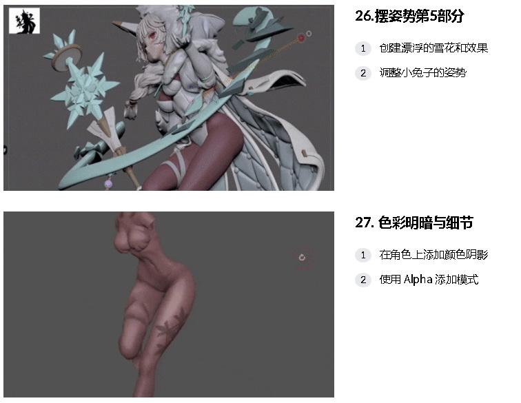 [国语-Wandah Kurniawan系列]zbrush2022动漫角色到3D打印