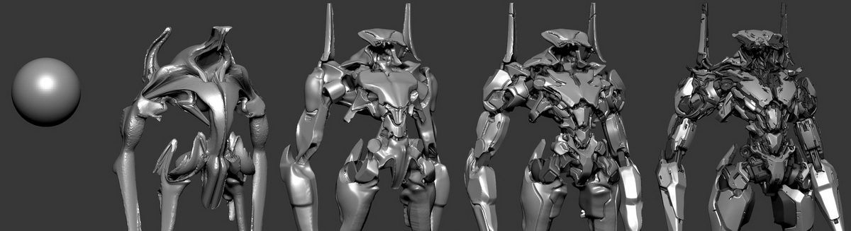 [Artstation学院-J.Roscinas系列-国语]zbrush2020机甲概念设计