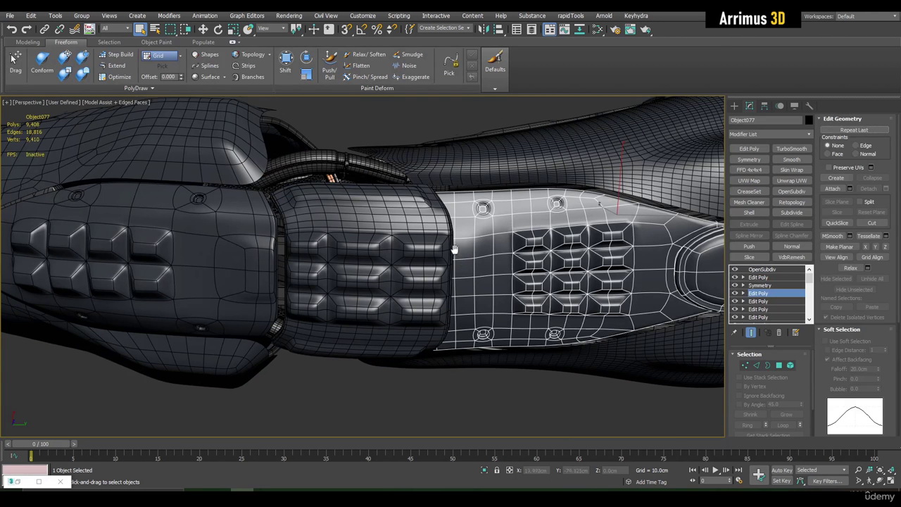 [Arrimus3d系列][国语]终极3D建模大型教程2022[3dsmax+blender+zbrush]