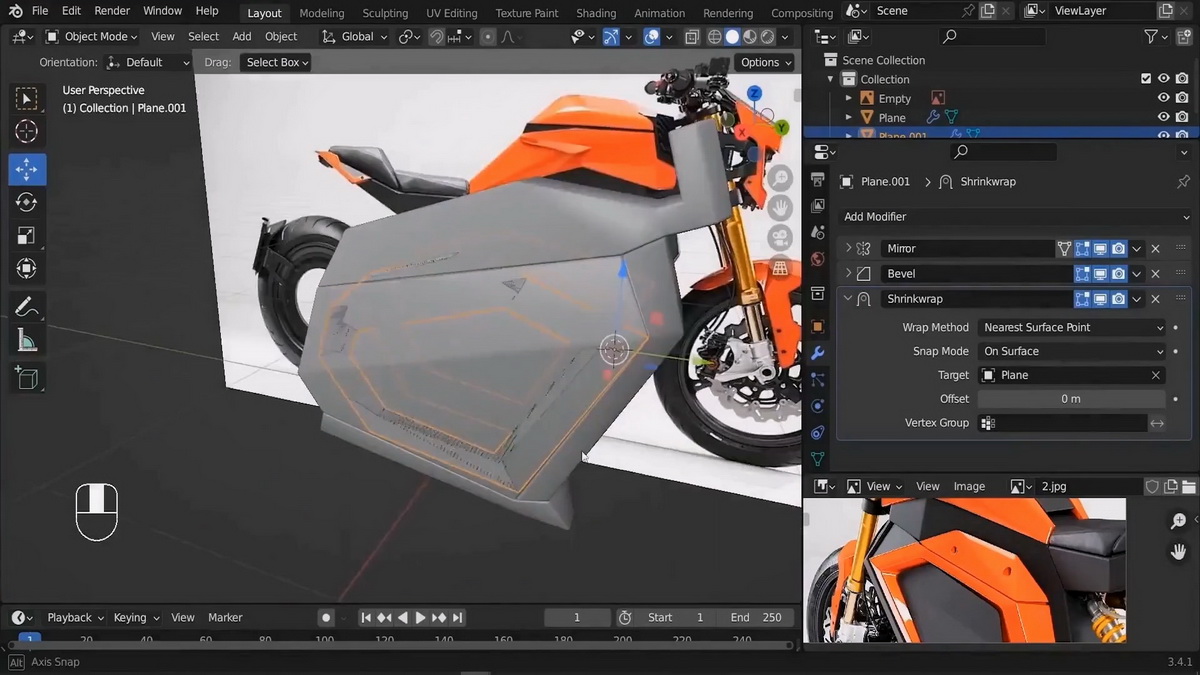 [Abdelilah Hamdani系列[国语]Blender3.4未来摩托车制作