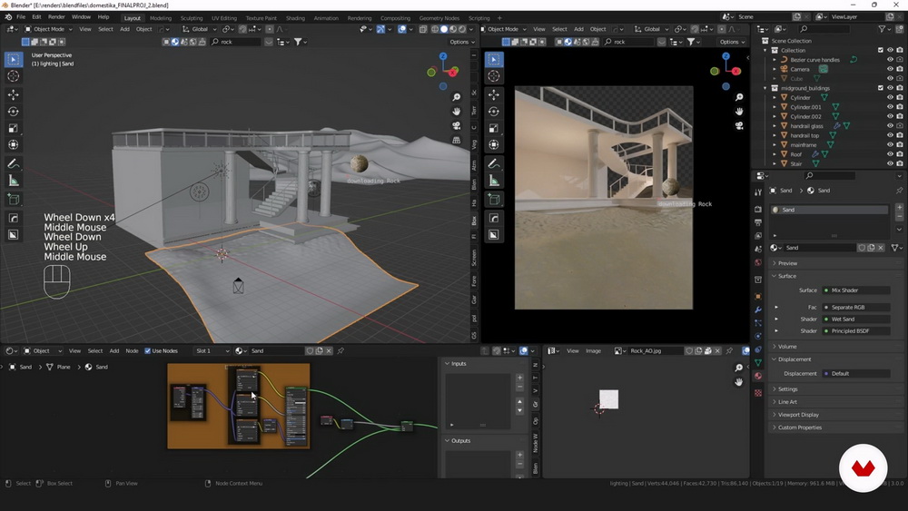 [Domestika学院][国语]使用Blender3制作逼真的建筑场景