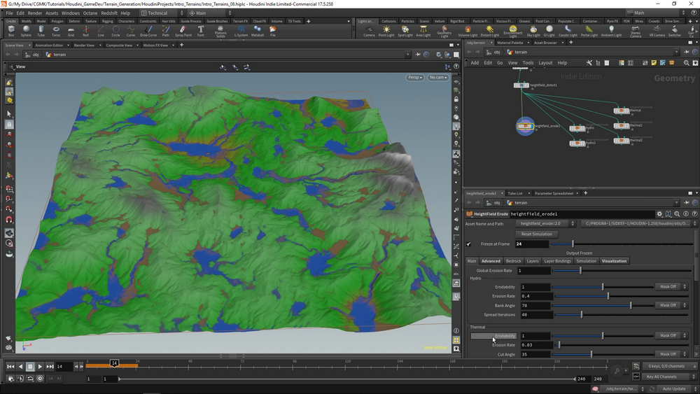 [cgcircuit学院[国语]Houdini17.5和UE中的地形介绍