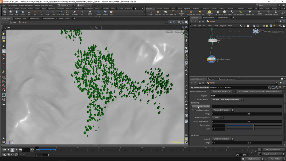 [cgcircuit学院[国语]Houdini17.5和UE中的地形介绍