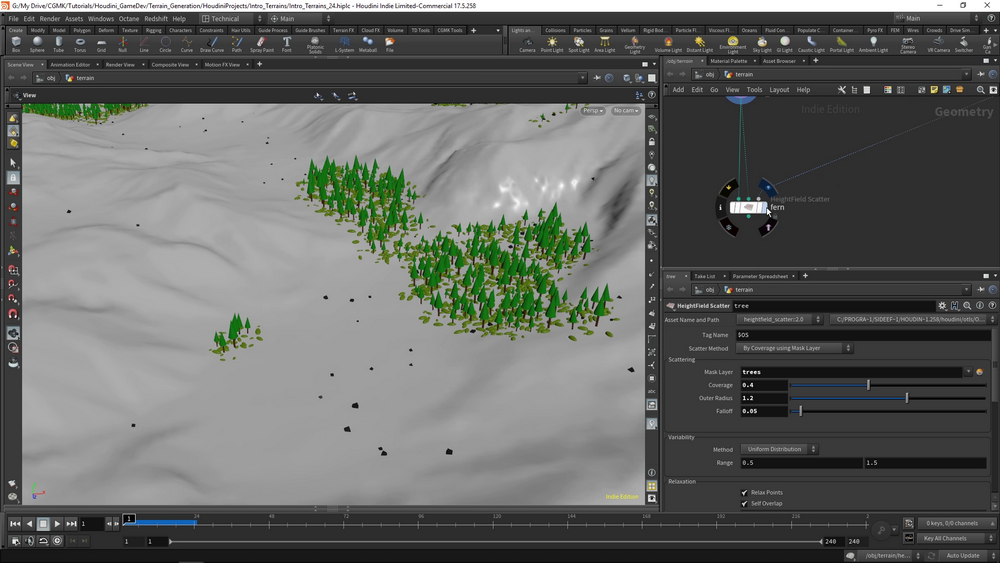 [cgcircuit学院[国语]Houdini17.5和UE中的地形介绍