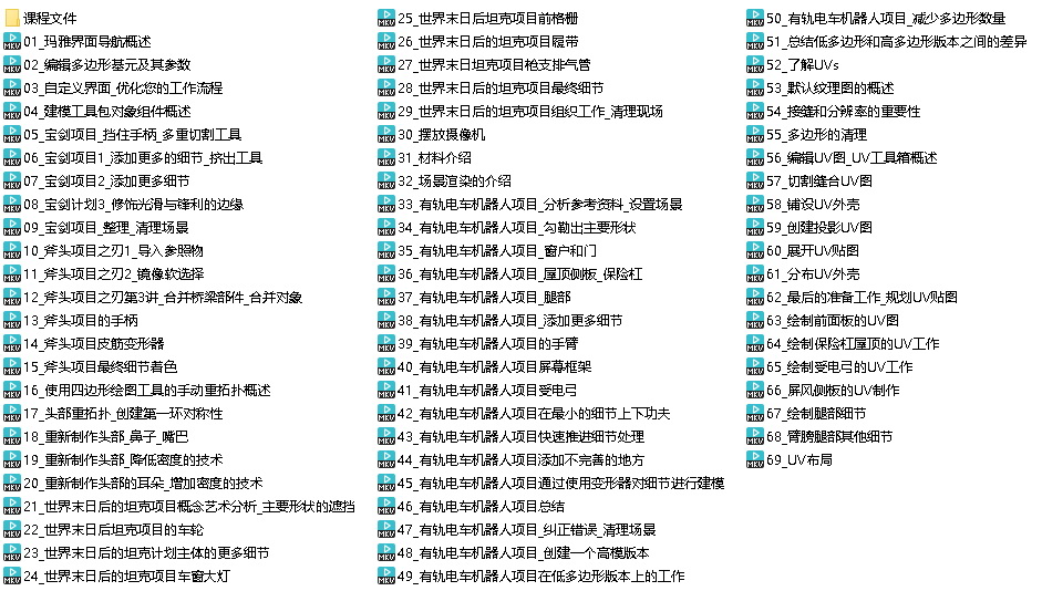 [CGBLAST系列[国语]Maya2022初学者建模课程