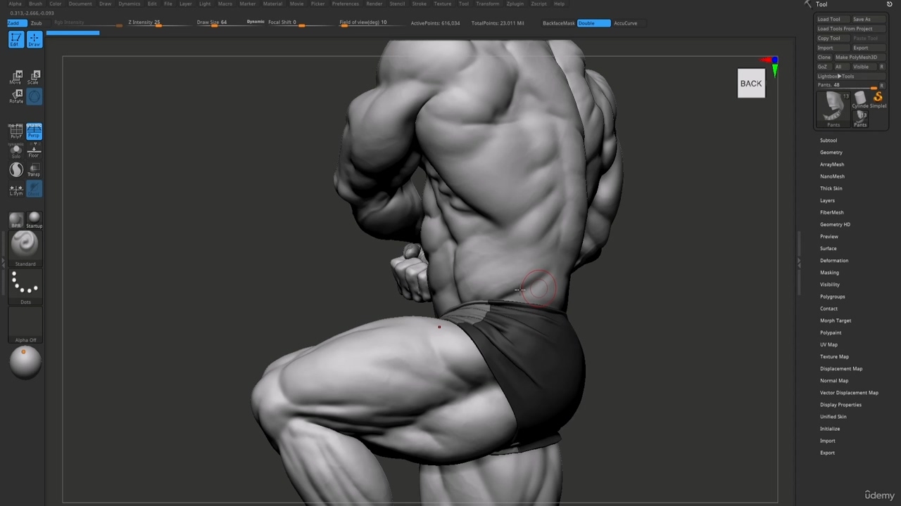 [Oleg Khonko系列]zbrush2023健美运动员解剖教程