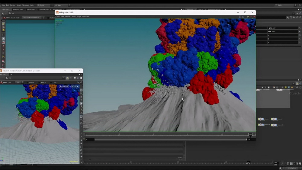 [vfxgrace学院-国语]Houdini19.5火山爆发