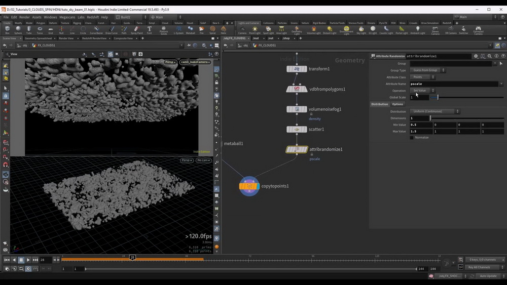 [voxyde vfx学院-国语]Houdini19.5魔法能量束