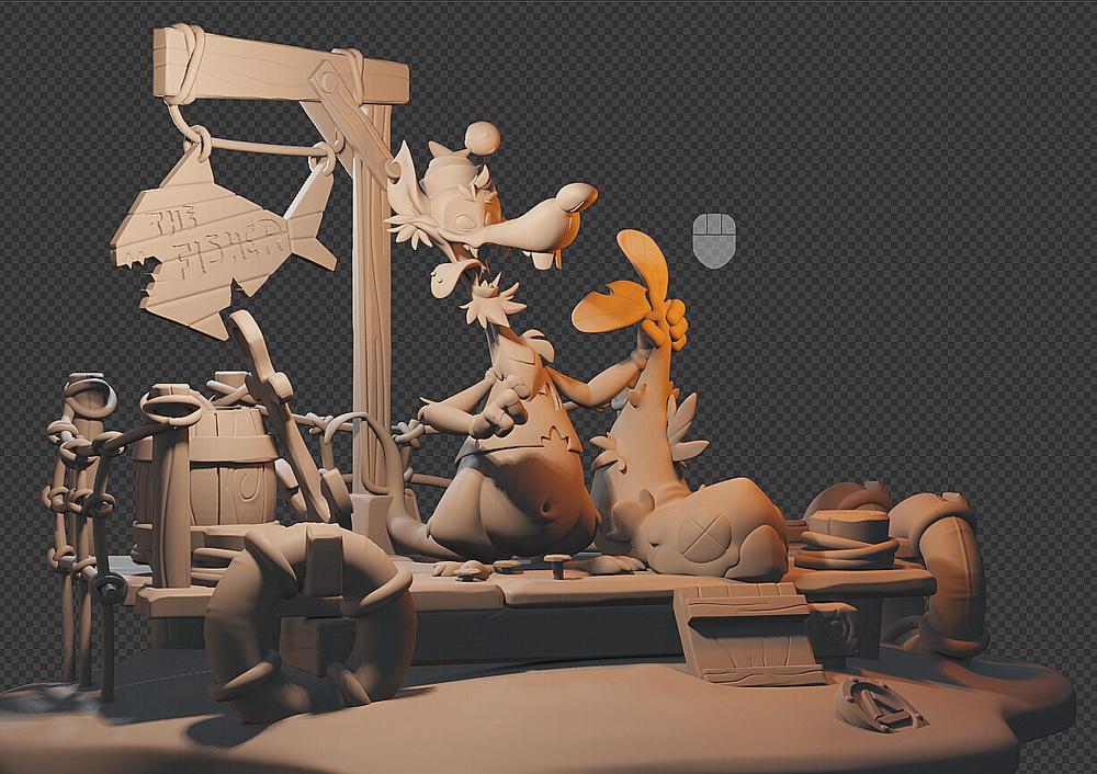 [Libel_Academy学院-国语]blender_THE FISHER角色创建