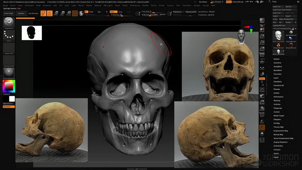 [gnomong学院-MADELEINE SCOTT-SPENCER-国语]ZBRUSH2022简介