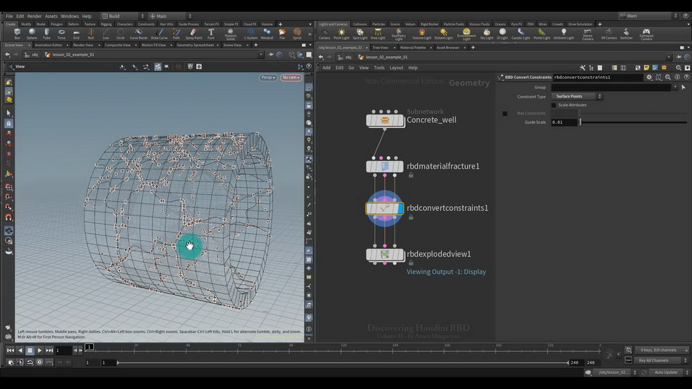 [cgcircuit学院-A.Margaryan-国语]探索Houdini RBD刚体[全四卷]2024