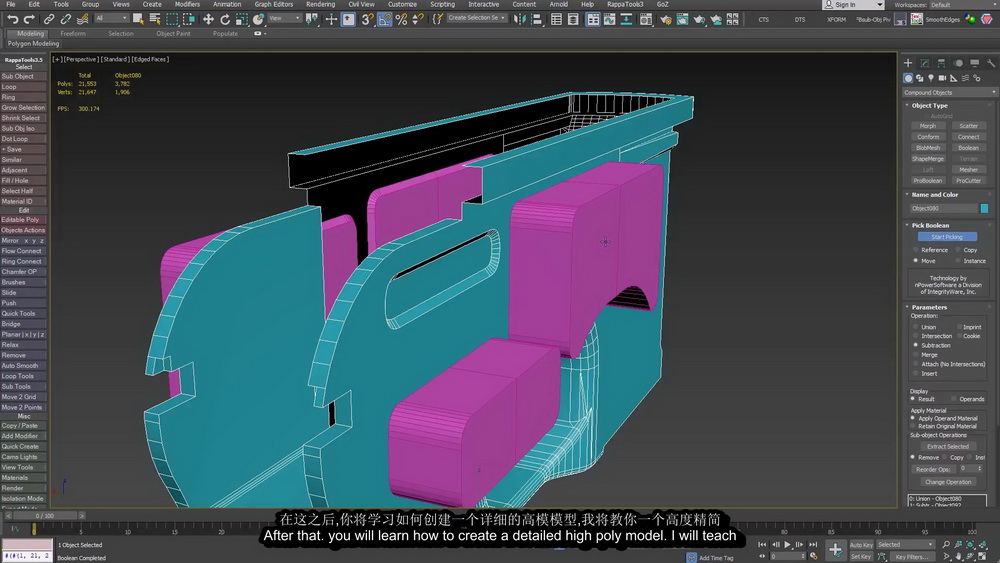 [国语-Simon_Fuchs游戏资产系列]]3dsmax2019+zbrush+substance手枪教程