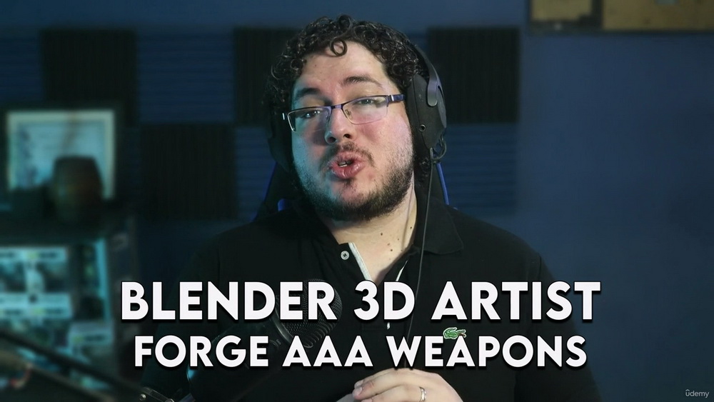 [名家-Abraham.Leal系列-国语]Blender3.5-AAA级武器创建