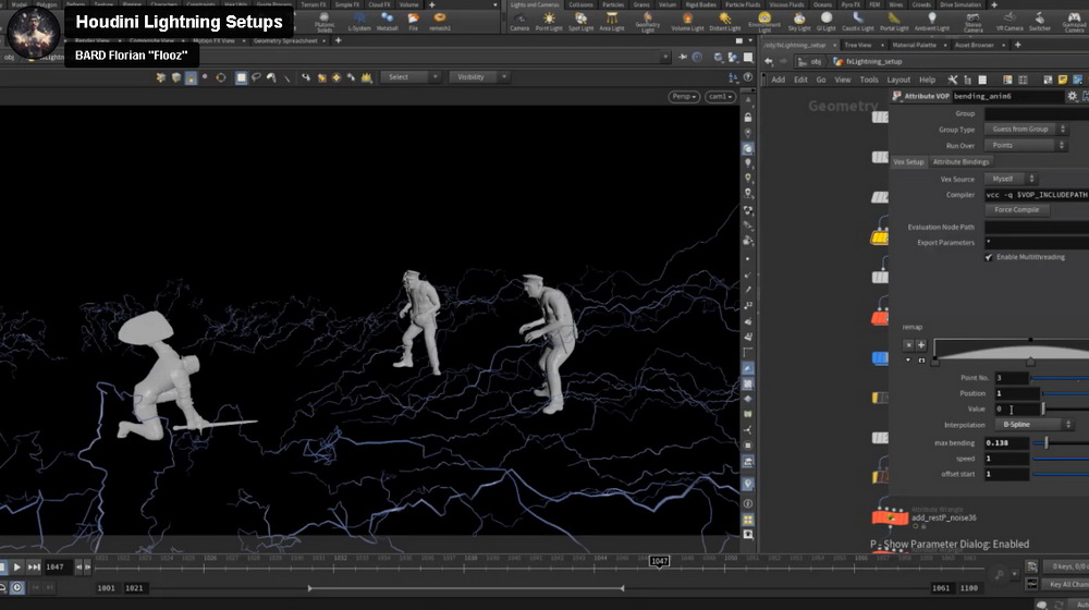 [Gumroad学院-BARD Florian-国语]Houdini19闪电设置合集