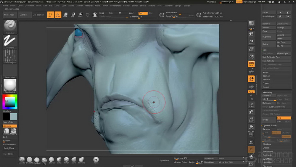 [IAN JOYNER系列-国语]zbrush2018如何制作一个有性格的生物