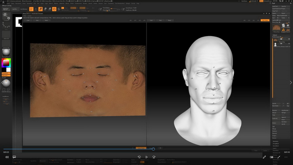 [cgcircuit学院-T.Sackmann系列-国语]Zbrush+Maya+Mari逼真人脸2023