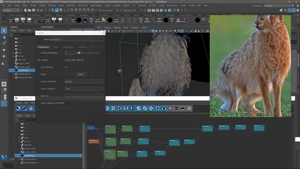 [ANTEPOST-国语]精通maya_yeti毛发技术2022