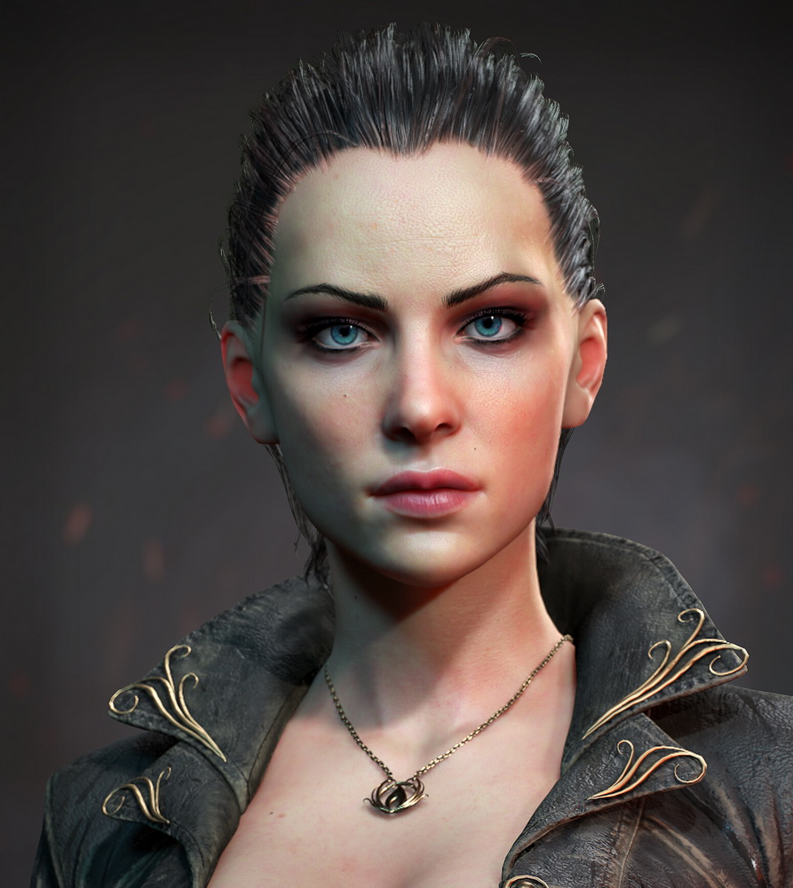 [artstation学院-O.Anufrieva国语][zbrush+substance]ArtWar游戏火焰女战士2020