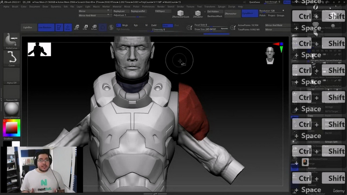 [名家-Abraham.L-国语]Zbrush2022硬表面雕刻-初学者课程