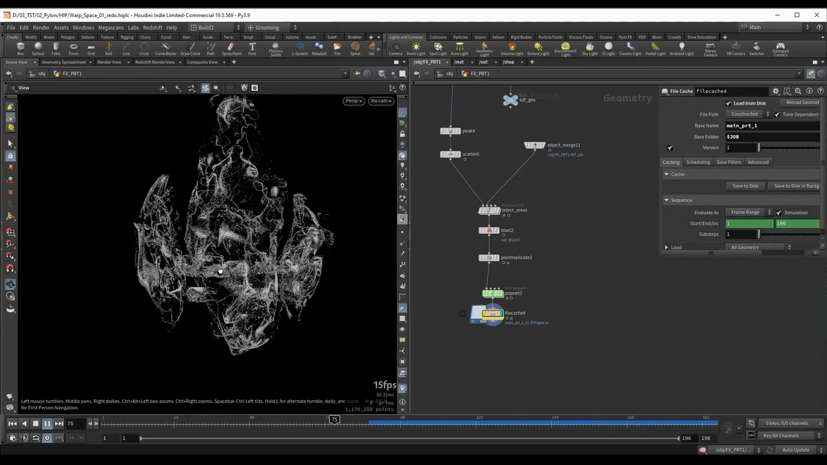 [Voxyde特效学院-国语]Houdini19.5+Nuke特效课程-科幻扭曲