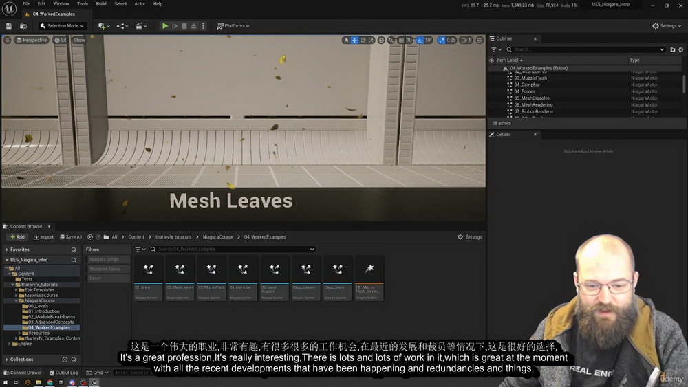 [Udemy学院-T.Harle-国语]Unreal5-Niagara特效完整课程