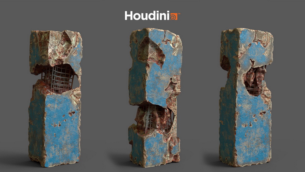 [RADU CIUS-国语]HOUDINI19.5程序化支柱生成