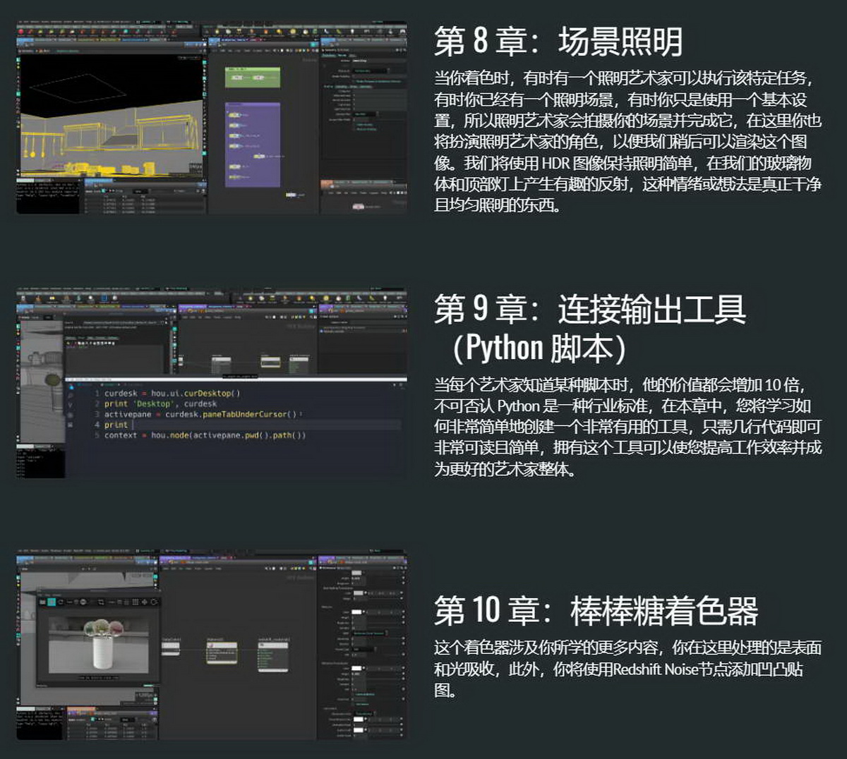 [MixTraining学院-国语]houdini使用Redshift进行着色2020