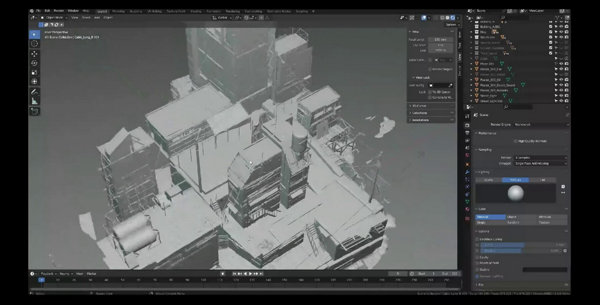 [artstation学院-A.Tenitsky-国语]3DCoat+blender模块化城镇设计2022