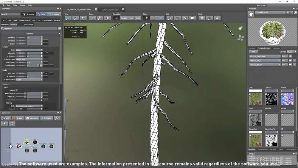 [artstation学院-M.Gerard-国语]UE+speedtree+3dsmax游戏中的植物基础2024