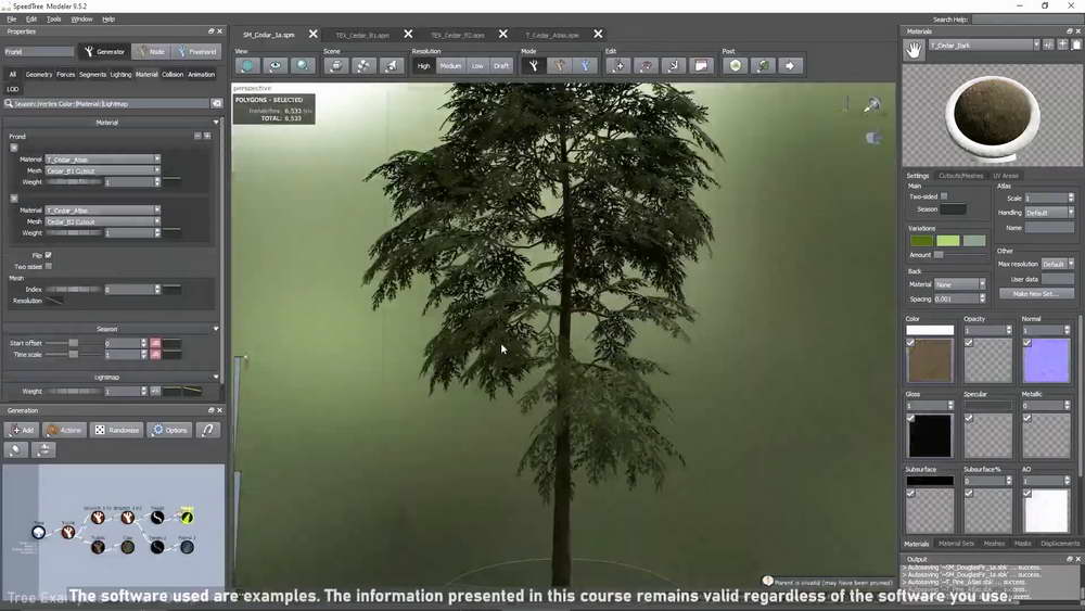 [artstation学院-M.Gerard-国语]UE+speedtree+3dsmax游戏中的植物基础2024