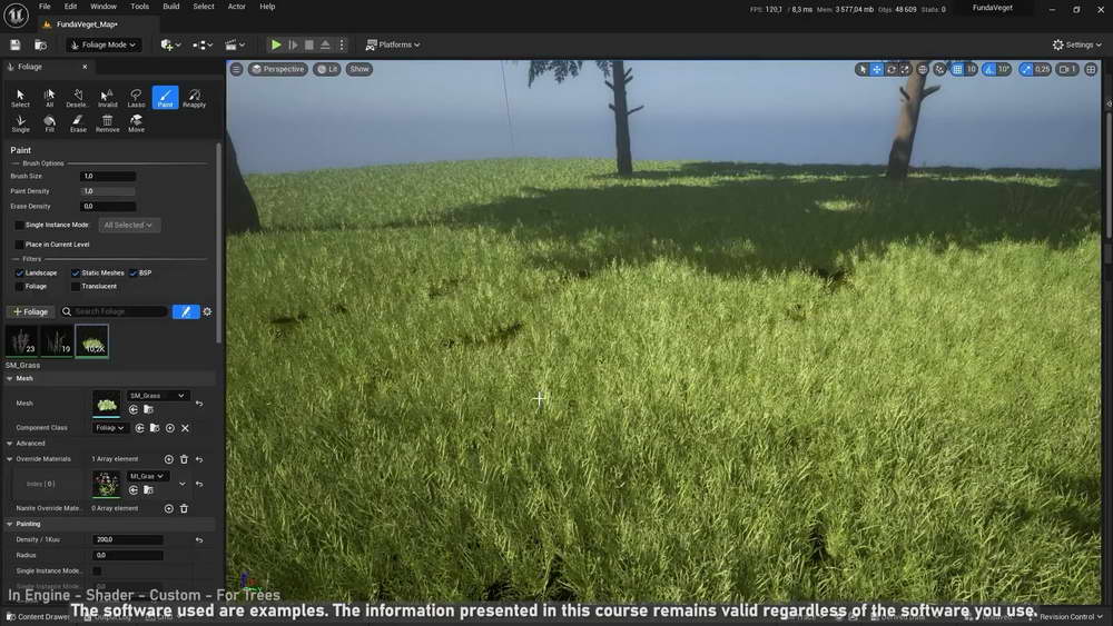 [artstation学院-M.Gerard-国语]UE+speedtree+3dsmax游戏中的植物基础2024