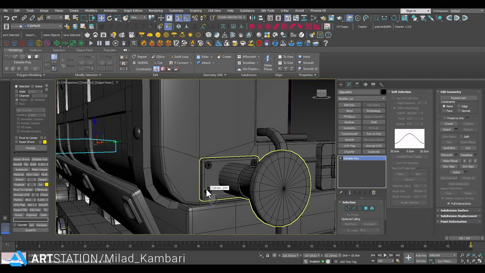 [artstation学院-M.Kambari-国语]3dsmax+RizomUV+substance火车头PBR游戏资产全流程2024