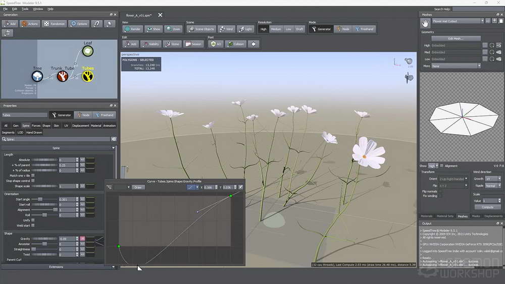 [gnomon学院-COLIN VALEK-国语]speedtree+ue5树叶游戏资产创建