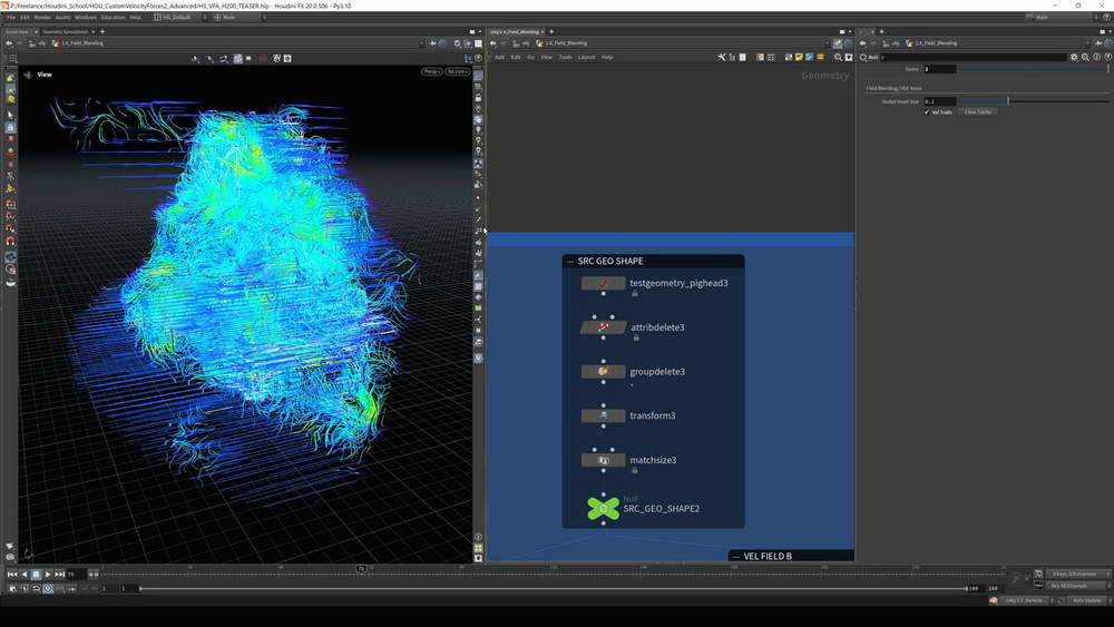 [houdini.school特效学院-国语]houdini20：速度力2.0高级课程2024