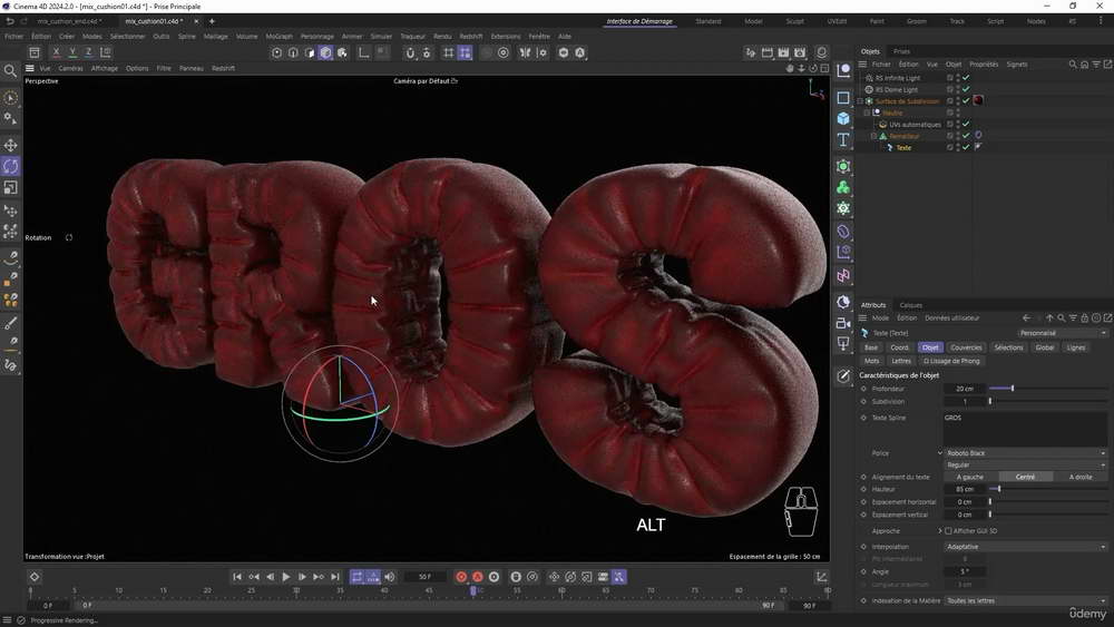 [udemy学院-L.VICIDOMINI-国语]Cinema 4D2024完全教程第四卷：关于模拟特效的一切知识