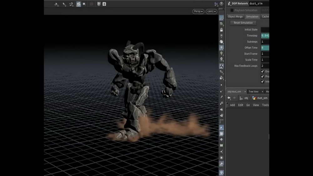 [cgcircuit学院-VFX Magic-国语]houdini体积入门第一卷-烟尘交互