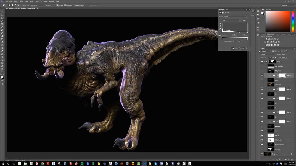 [schoolism学院-Justin.G.F-国语]zbrush数字雕刻入门课程2020