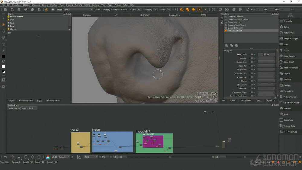 [gnomon学院-A.BASAURI-国语]zbrush2021+maya+mari动物解剖学：对FOSSA进行建模