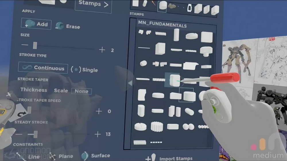 [gnomon学院-A.L.HUYNH-国语]使用MEDIUM在VR中设计机甲