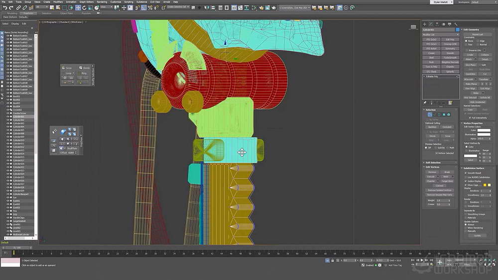 [gnomon学院-D.MELLOTT-国语]3dsmax+zbrush+substance为游戏打造激光剑